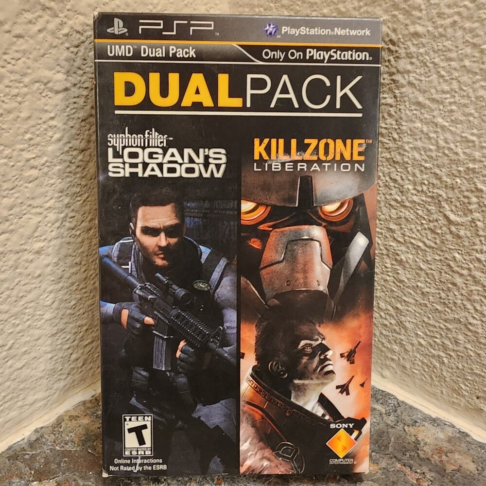 Game - Syphon Filter Logan's Shadow & Killzone Liberation [Dual Pack] (CIB), PSP